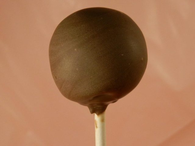 Cake Pop with chocolate covering